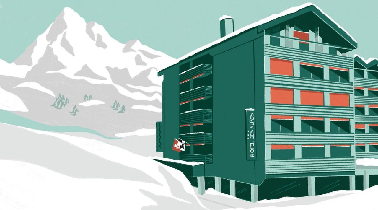 Hotel Des Alpes Flims Exterior foto